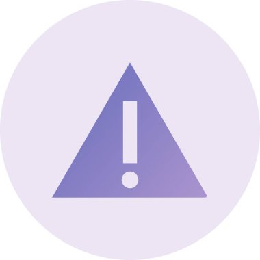 Ünlem işareti simgesi. vektör illüstrasyonu