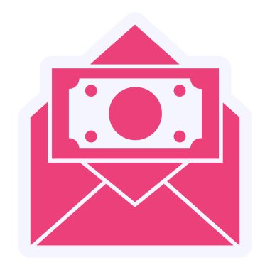 vector illustration of money icon. Salary 