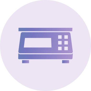 Utensils Vektör Kabartma Simgesi Tasarımı Ölçümleniyor