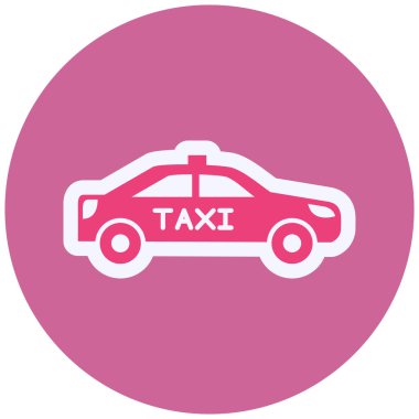 - Araba. Web simgesi basit illüstrasyon