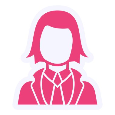 Dedektif ikon, vektör çizimi