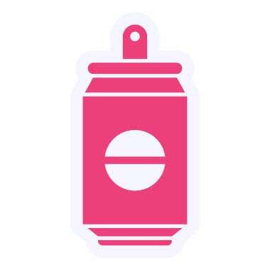 Can simgesinin vektör illüstrasyonu