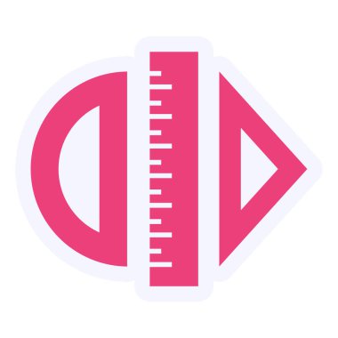 Rulers Vector Glyph Icon Design