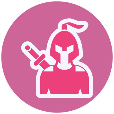 Karakter Vektörü Şekil Simgesi Tasarımı 