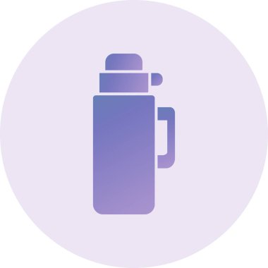 vector illustration of modern Thermos Flask icon