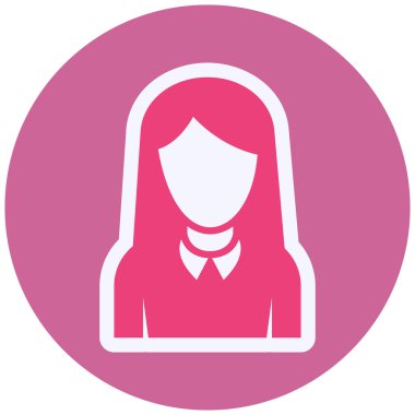 Secretary Vector Glyph Icon Design