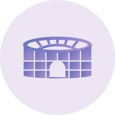 Stadyumun vektör illüstrasyonu 