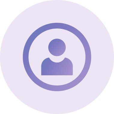 Avatar simgesi, vektör illüstrasyonu