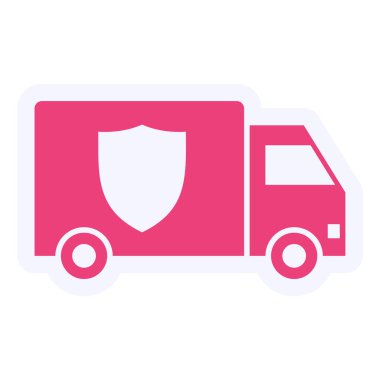 Güvenlik simgesinin vektör illüstrasyonu