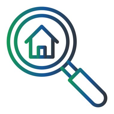 Arama simgesinin vektör illüstrasyonu