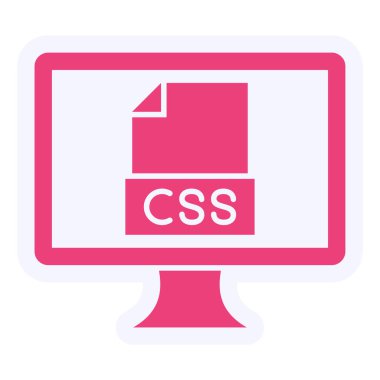 dosya biçimi simgesi, vektör illüstrasyonu 