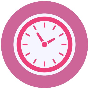 Saat simgesinin vektör illüstrasyonu