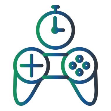 Latency Vektör Şekil Simgesi Tasarımı 