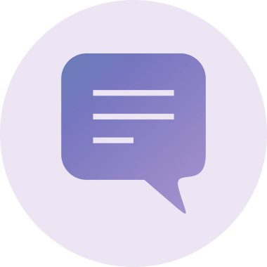 Yorumlar Vektör Kabartma Simgesi Tasarımı 