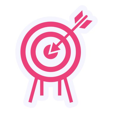 Hedef. Web simgesi basit tasarım