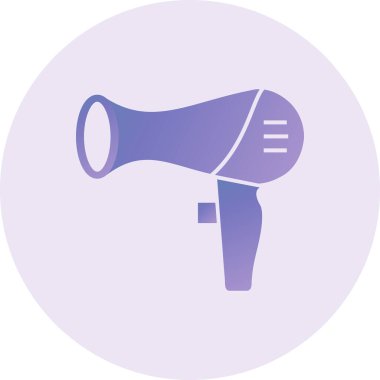 hair dryer icon. web simple illustration