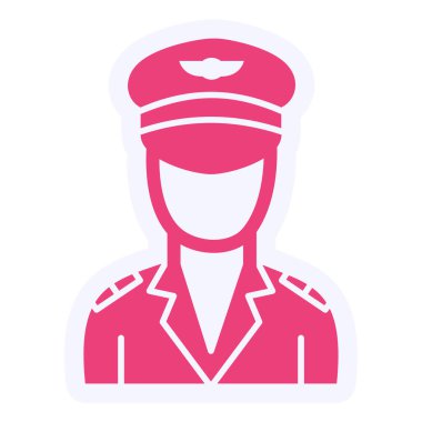 vector illustration of Pilot 