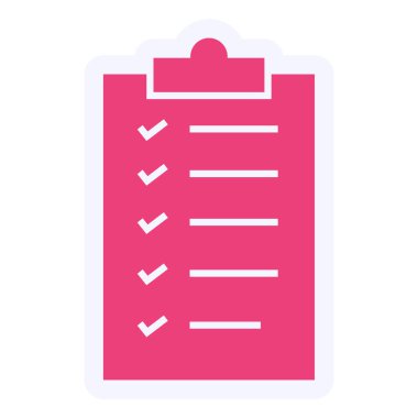 checklist icon vector illustration. Planning 