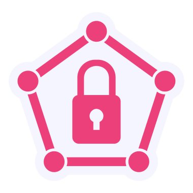 Ağ simgesinin vektör illüstrasyonu