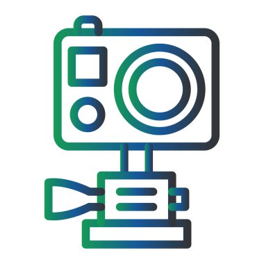 kamera simgesi vektör illüstrasyonu 