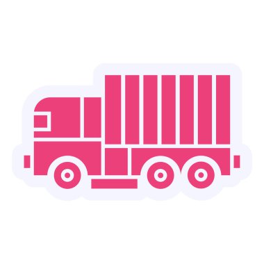 truck. web simple illustration