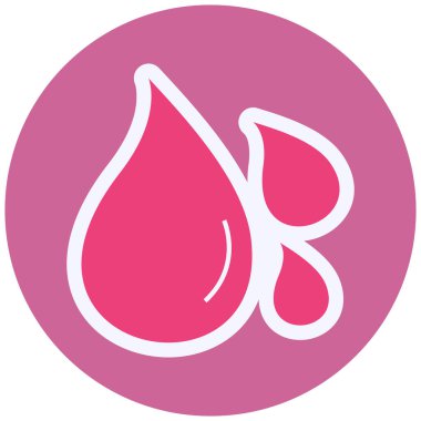 kan ikonu, vektör illüstrasyonu