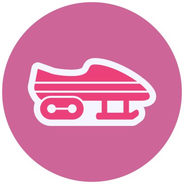 Kar aracı. Web simgesi basit illüstrasyon