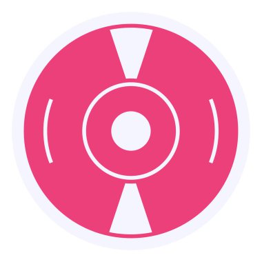 Compact Disc. web icon simple design