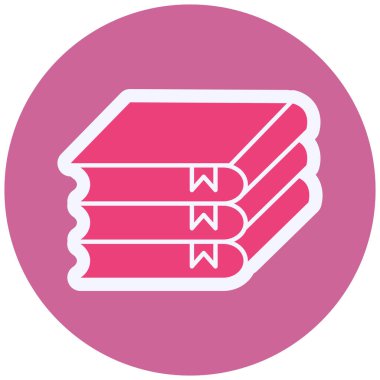 kitap web simge vektör çizim