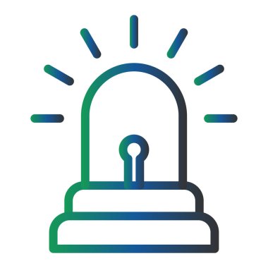 Siren Vektörü Simge Tasarımı 