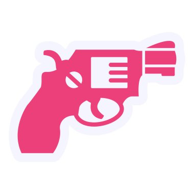 Revolver . web icon simple illustration