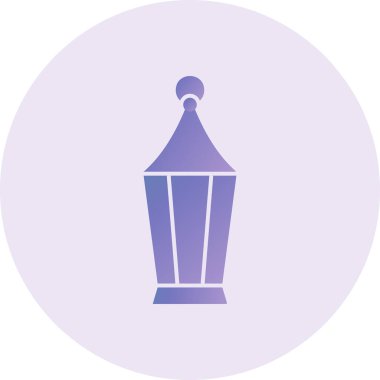 Lantern web icon vector illustration