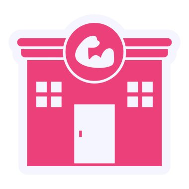 house building icon. simple illustration of hotel room vector icons for web