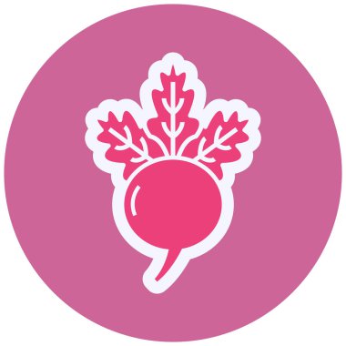 Beet Vector lyph Icon Design