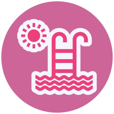 Yüzme Havuzu vektör çizim