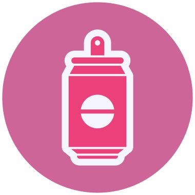 Can simgesinin vektör illüstrasyonu