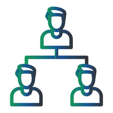 iş yönetimi simgesi vektör illüstrasyonu