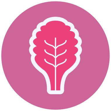 Ispanak. Web simgesi basit illüstrasyon