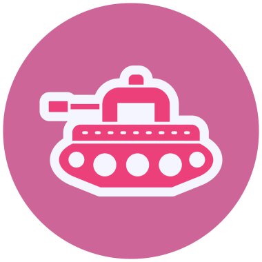 Tank web simge vektör çizim