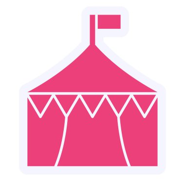 çadır vektör illüstrasyon 