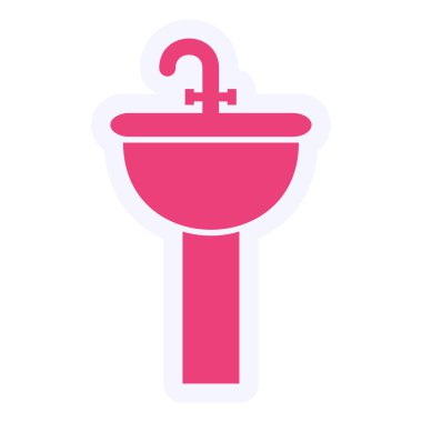 sink, simple web illustration
