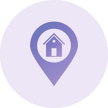 location web icon, simple vector illustration 