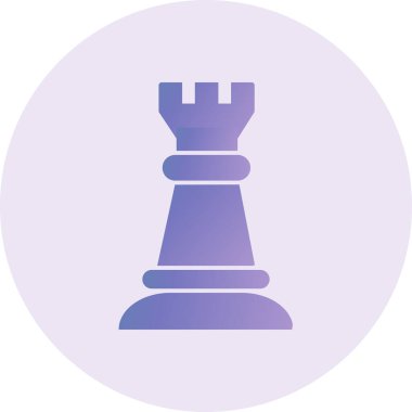 Chess Piece Vector Glyph Icon Design 