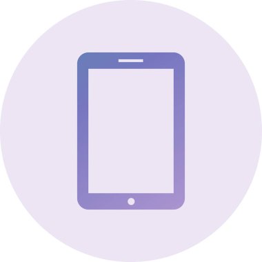 tablet. Web simgesi vektör illüstrasyonu