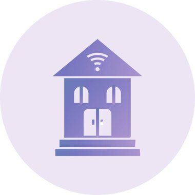 Ev simgesinin vektör illüstrasyonu