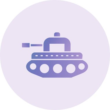 Tank web simge vektör çizim