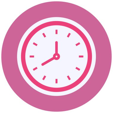 Saat simgesinin vektör illüstrasyonu