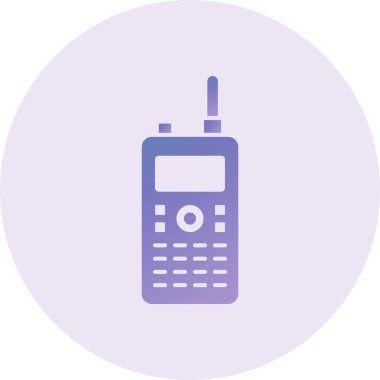 Walkie talkie simge vektör 