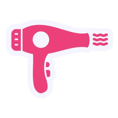 hair dryer icon. web simple illustration