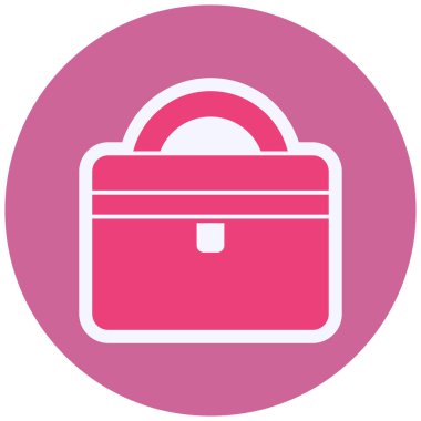 Güzellik Kutusu Vektör Kabartma Simgesi Tasarımı 